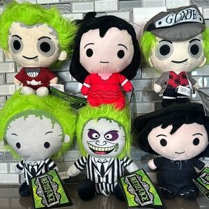BEETLEJUICE Plush Set Of 6 / Rare-Limited Edition / Warner Bros / BRAND NEW